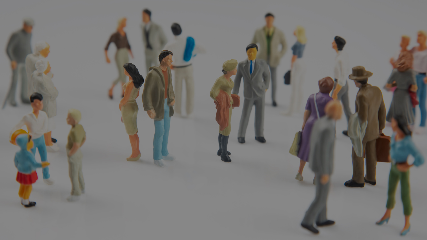 Populations and people on the move illustration