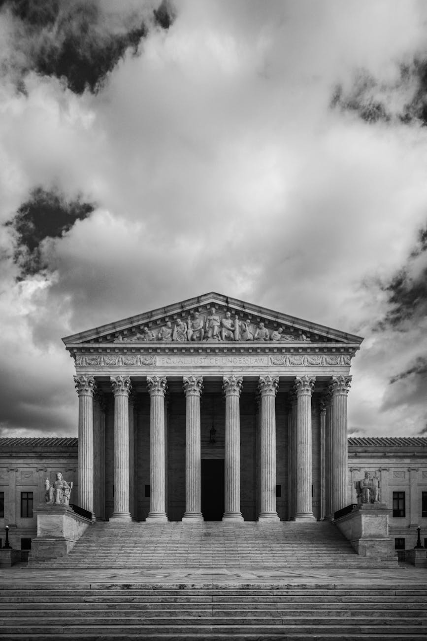 clouds over supreme court of the united states