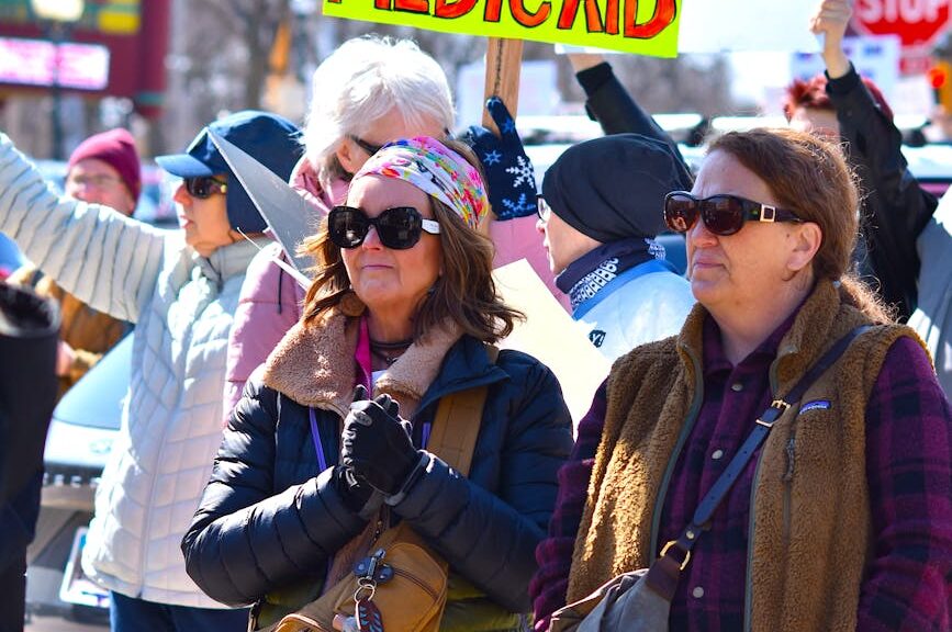 protesters demand protection of medicaid funding