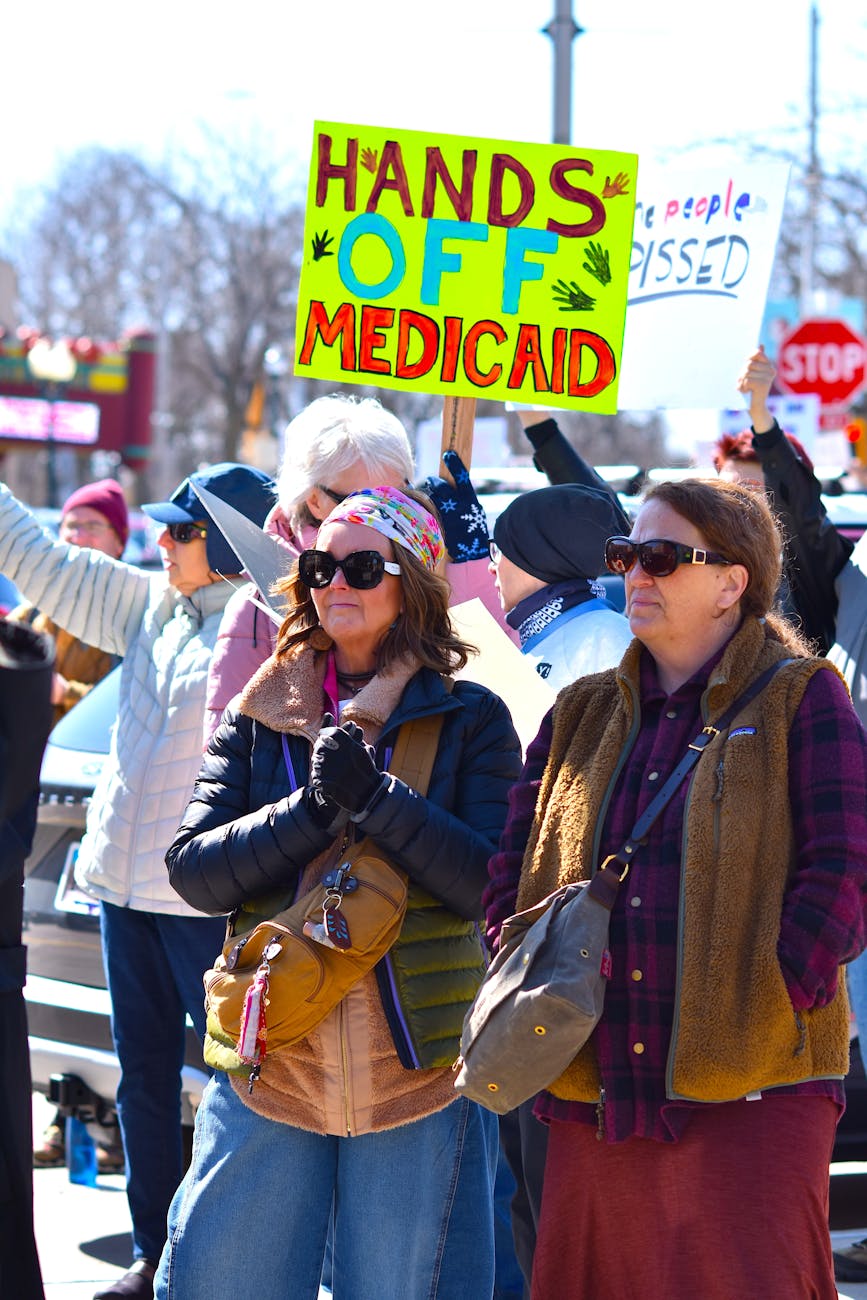 protesters demand protection of medicaid funding